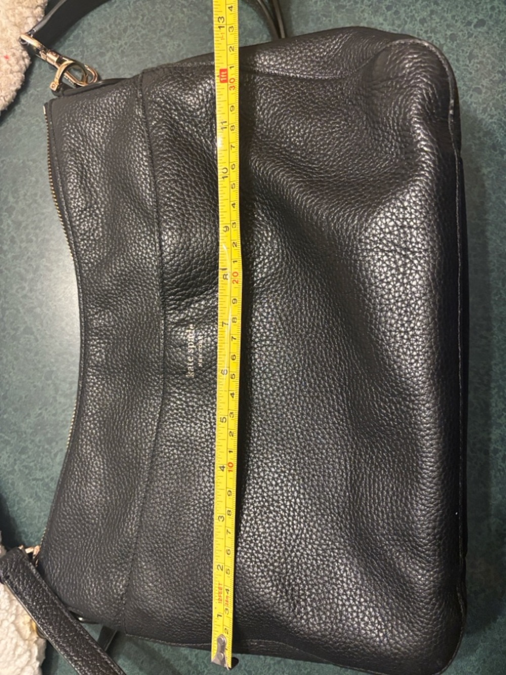 kate spade Minimalist Black Pebbled Leather Crossbody Bag - Picture 8 of 10